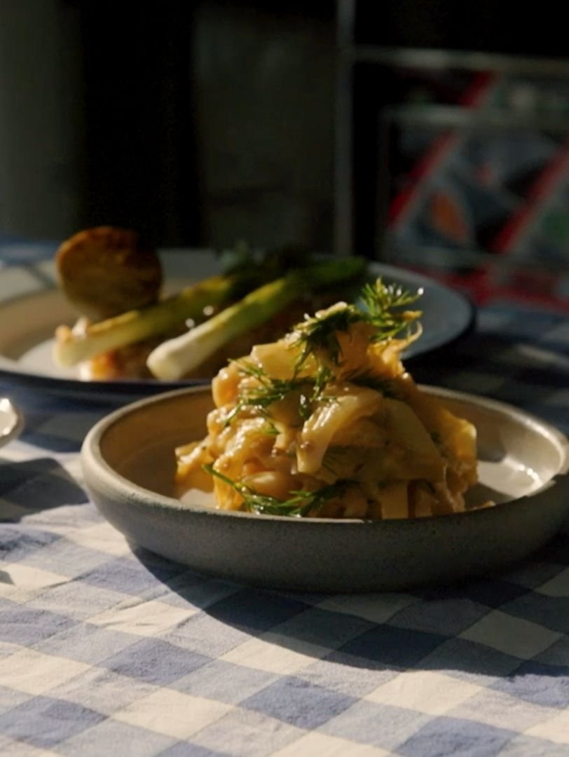 Esu Lee for BOMBOM: Roasted Onion Salad
