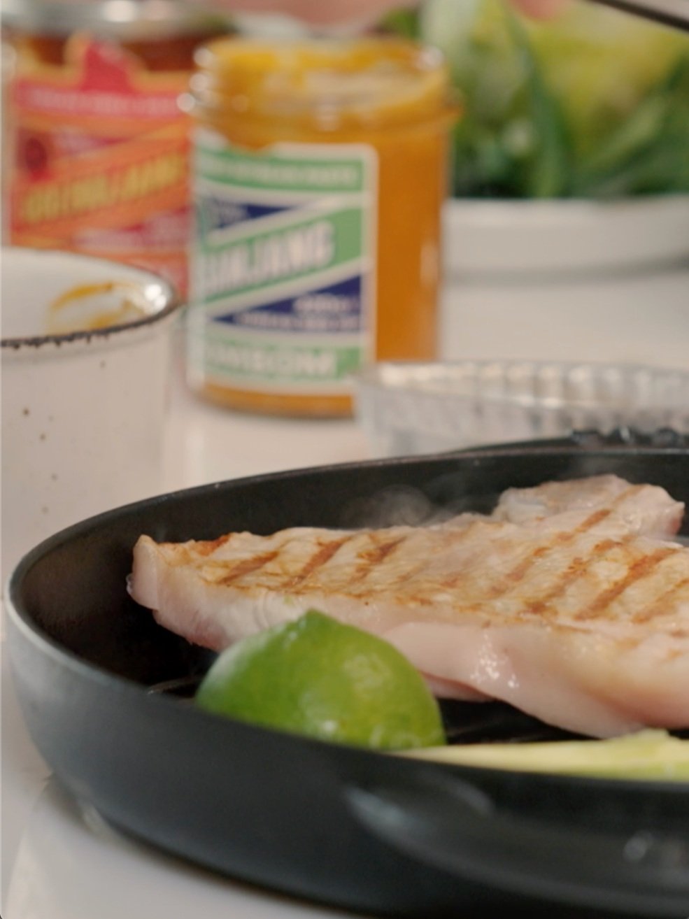 Esu Lee for BOMBOM: Ssamjang Pork Chop