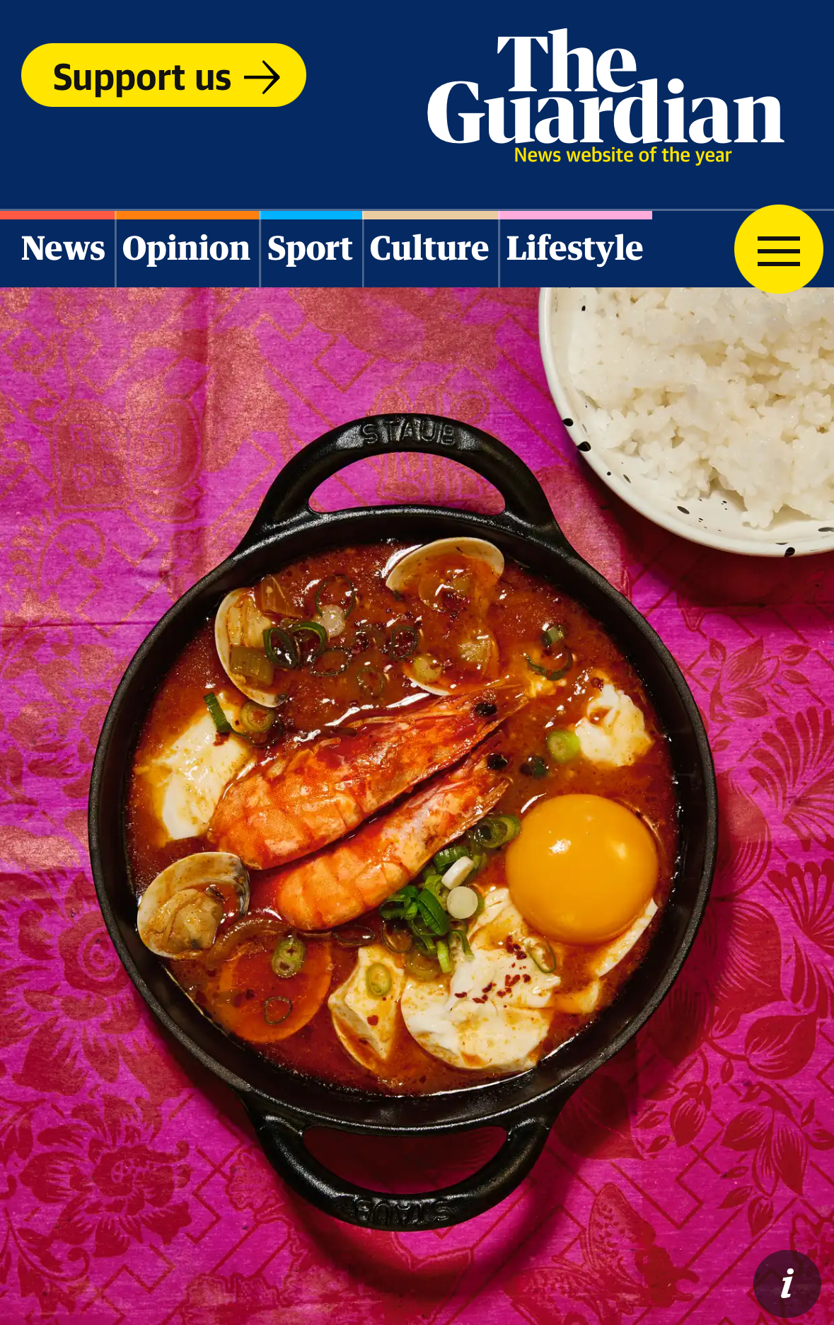 Seji's Recipe on the Guardian: Sundubu Jjigae