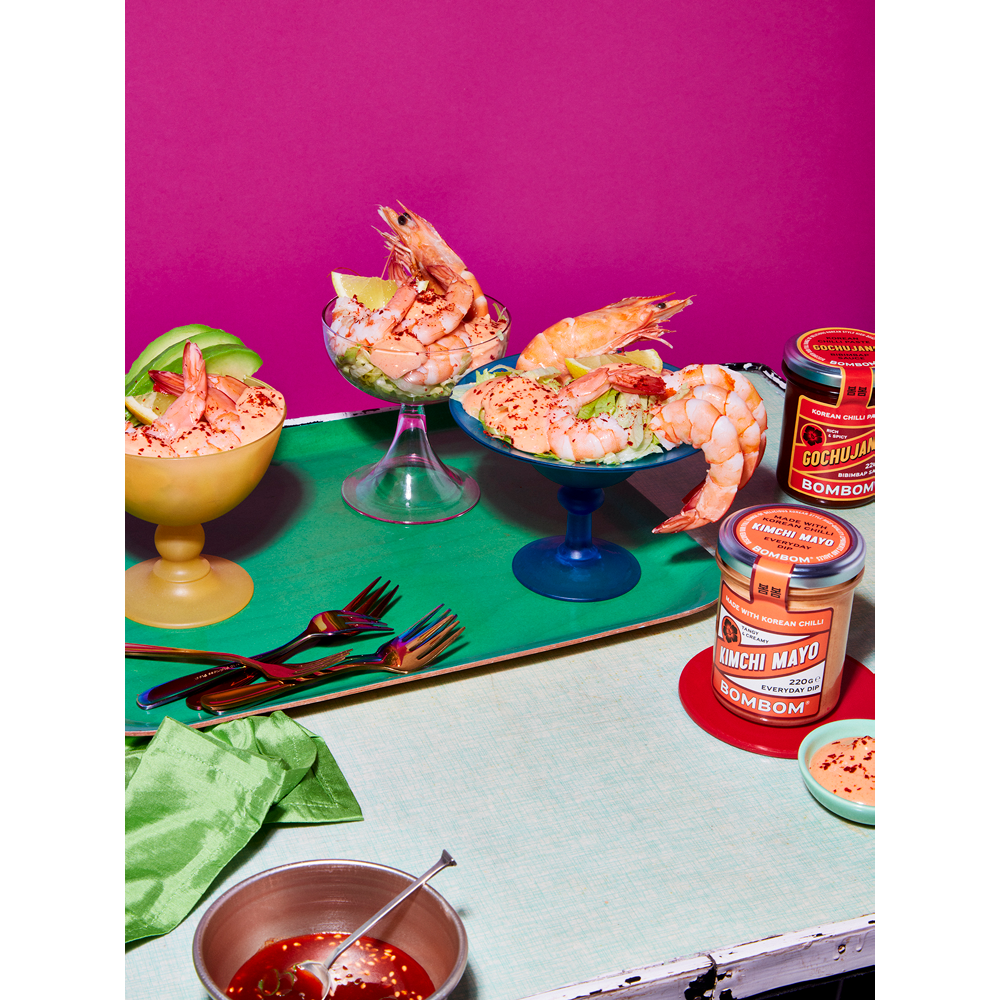 Kimchi Prawn Cocktail