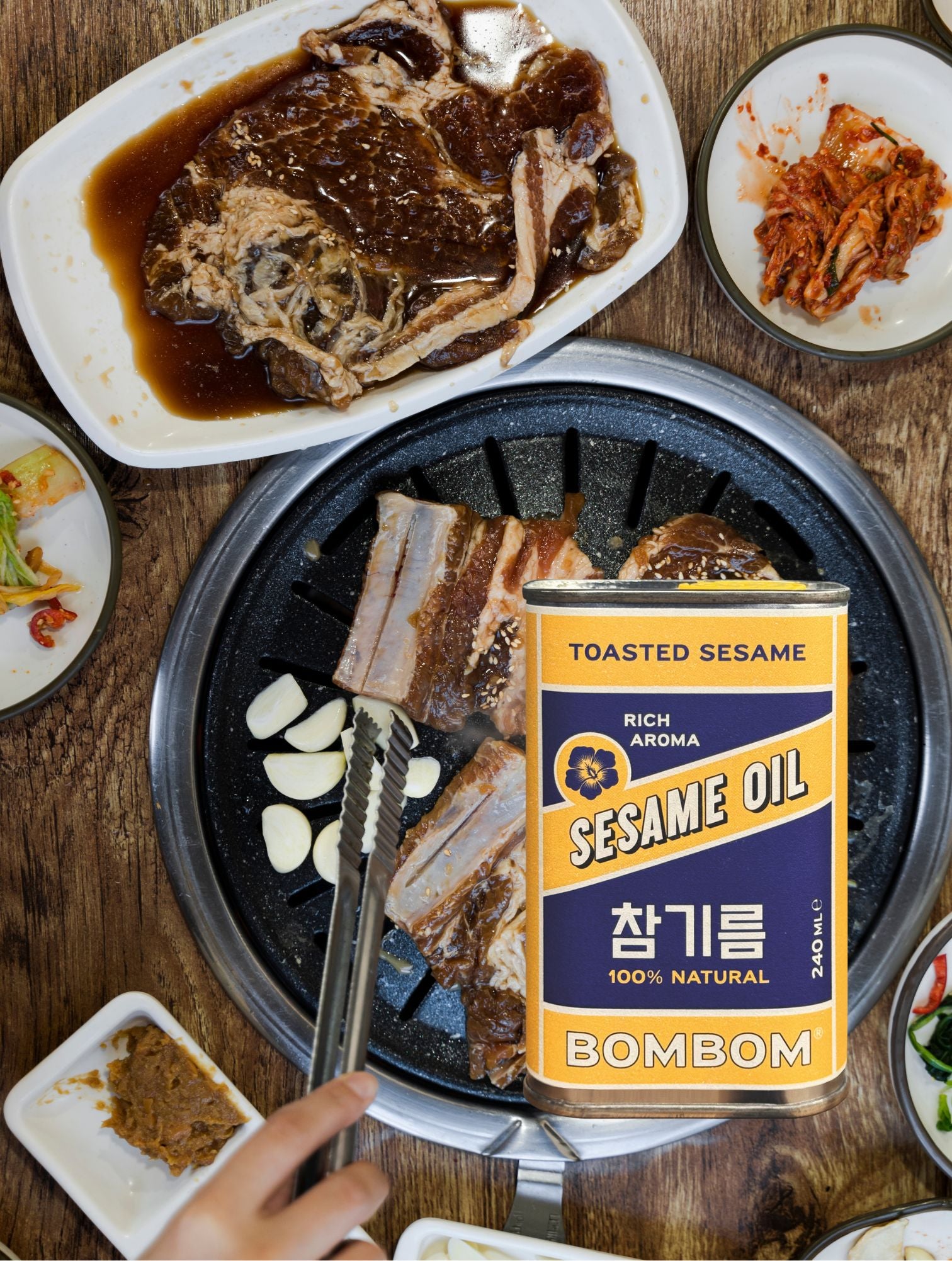 Korean BBQ Sauce: Soy & Sesame Flavours – BOMBOM